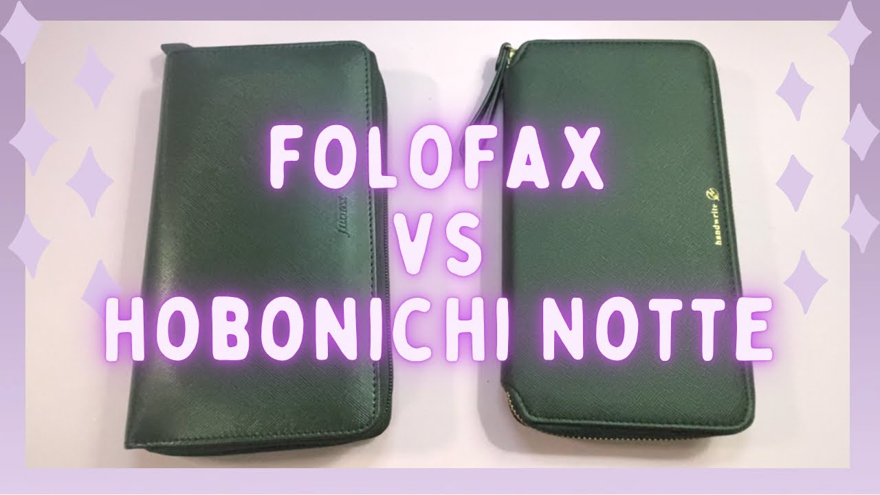 FILOFAX vs HOBONICHI NOTTE || HOBONICHI WEEKS COVER