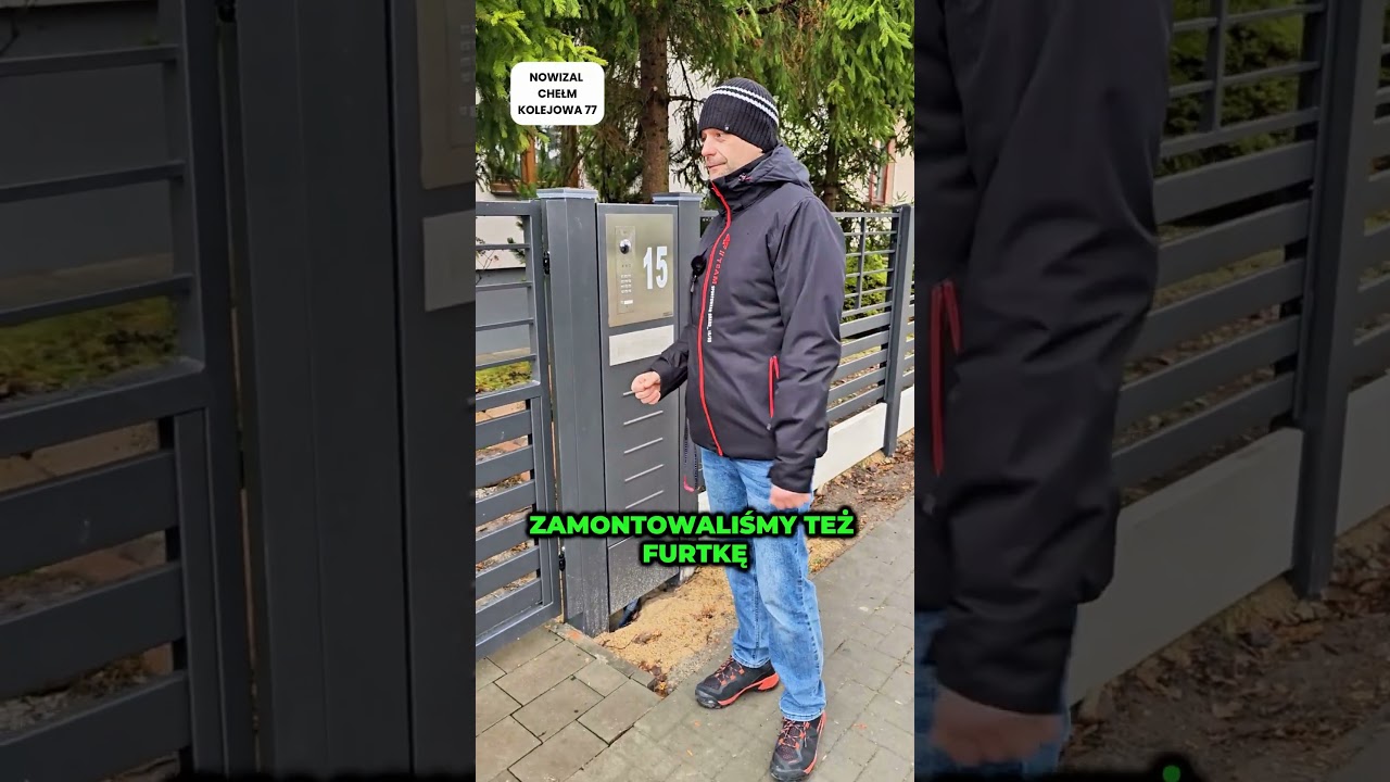 Lampy LED z czujnikami zmierzchowymi! 💡  Furtka z kątownikiem na życzenie klienta? 🔒