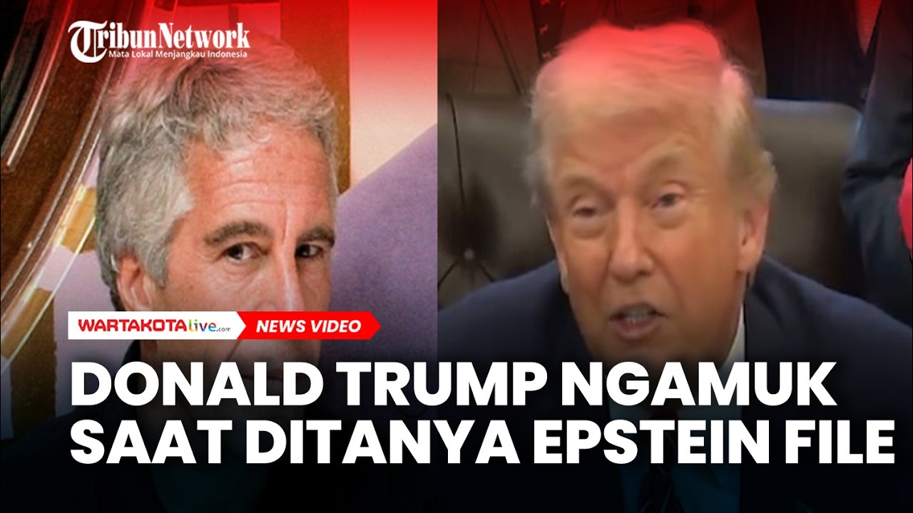 Donald Trump Ngamuk Saat Ditanya Epstein File