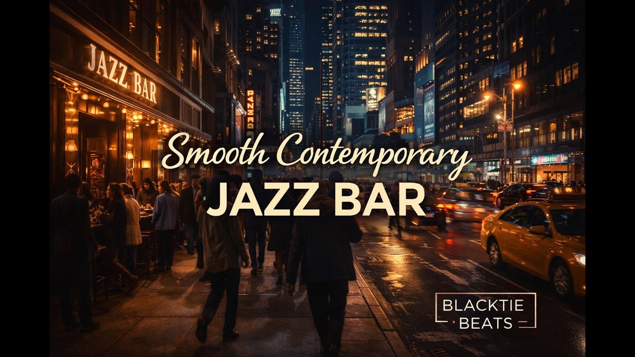 Smooth Contemporary Jazz Bar &ndash; Upscale Night Lounge Music for Relaxation & Focus | Blacktie Beat