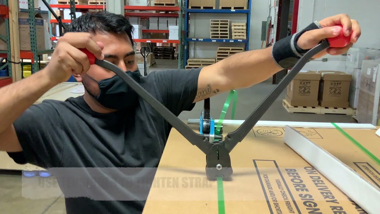 How To Strap A Pallet Training Video