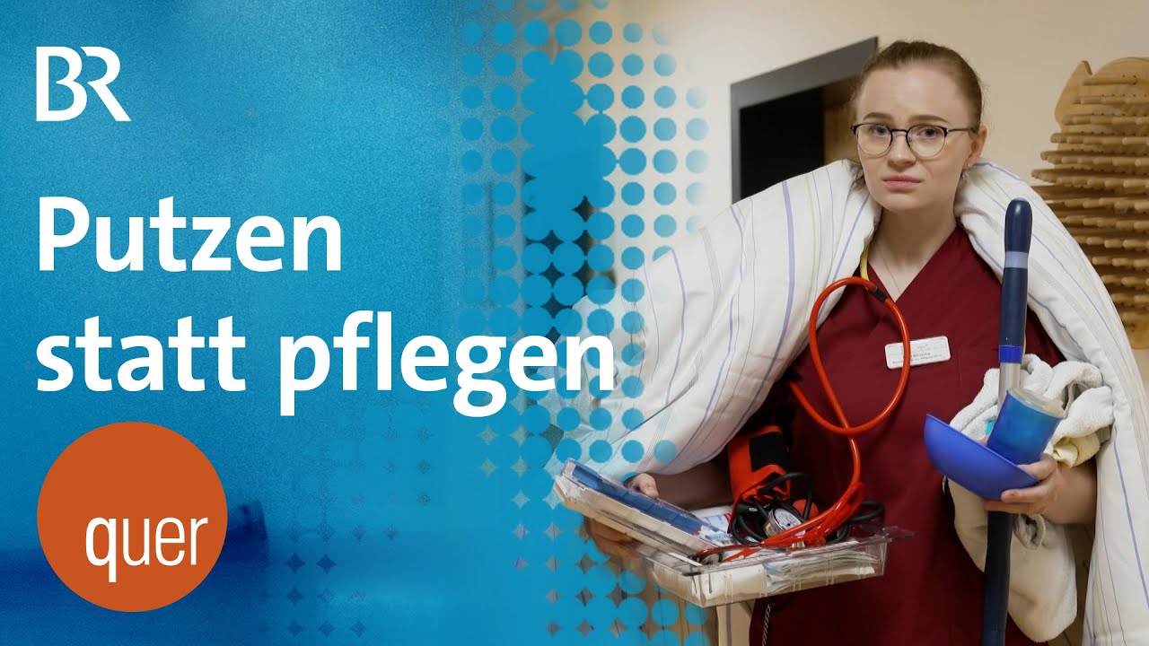 Pflegebudget-Skandal: Warum Pfleger plötzlich Putzarbeiten machen müssen | quer  vom BR