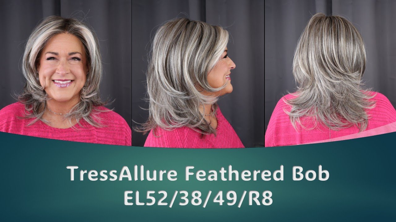 Парик TressAllure Feathered Bob: ИДЕАЛЬНЫЙ конский хвост | Цвет EL52/38/49/R8
