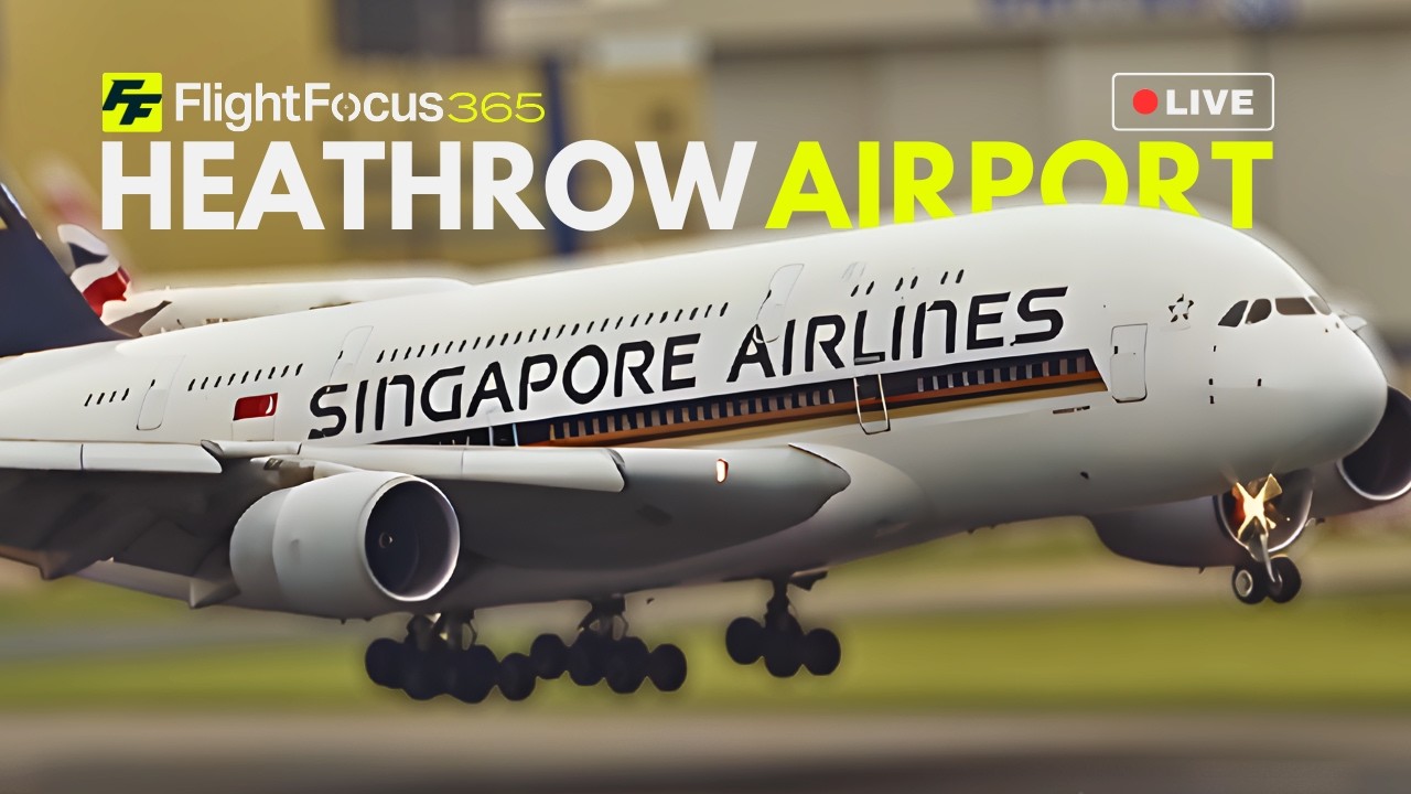 Heathrow Airport Live - Tuesday 14th April 2026