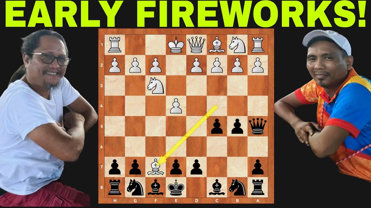 AFM Wabe Shocks FM Asuela in the Opening  Bishop Sacrifice on F7!?