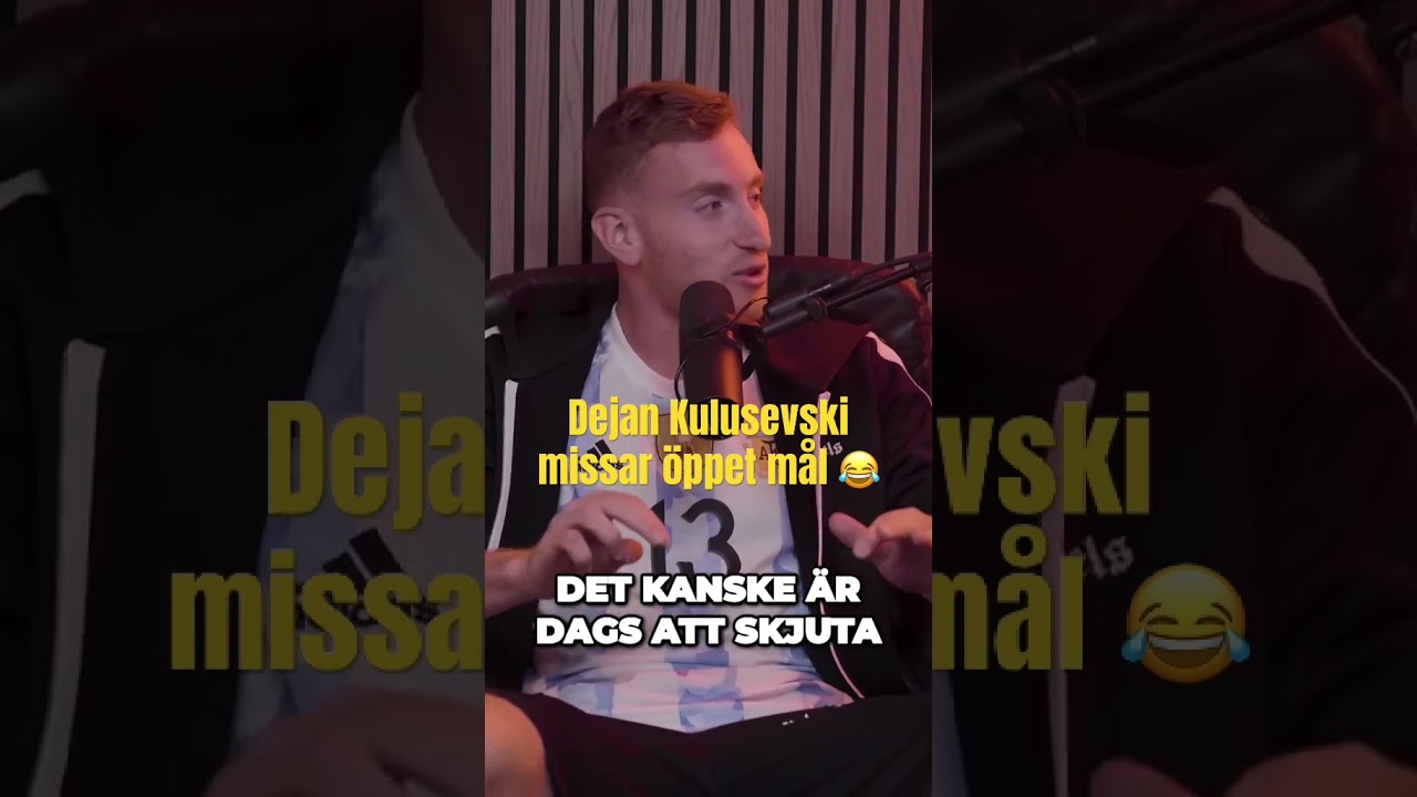 Dejan Kulusevski missar &Ouml;ppet m&aring;l #dejan #kulusevski #dejankulusevski #svenskfotboll