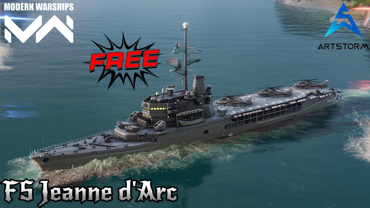 Modern Warships | FS Jeanne d'Arc | New Free Battle Pass