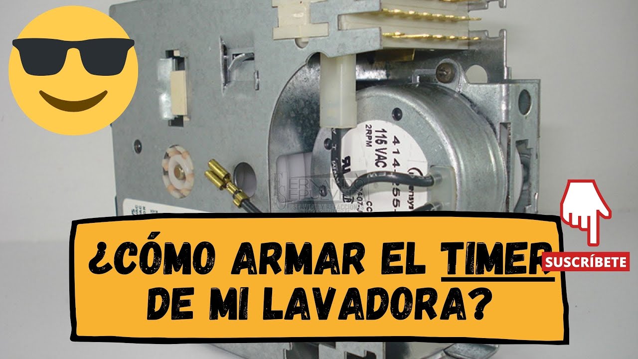 ¿Cómo armar el timer de mi lavadora Kenmore? (Parte 3)