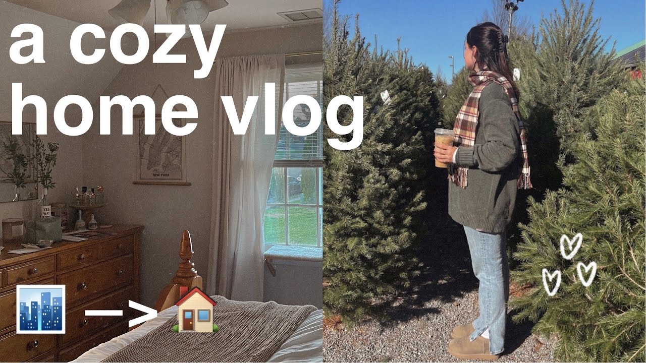 a cozy week (ish) at home | thanksgiving, thrifting, family time
