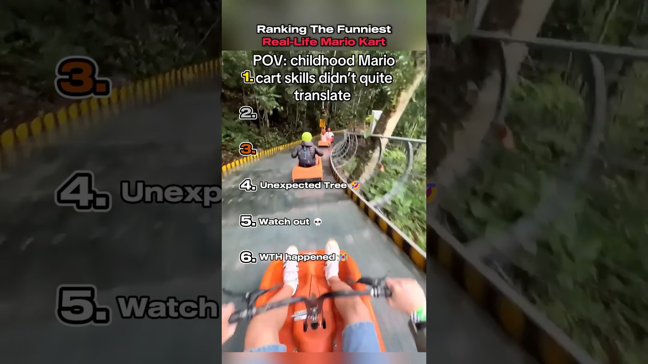 Ranking funniest real-life Mario Kart moments