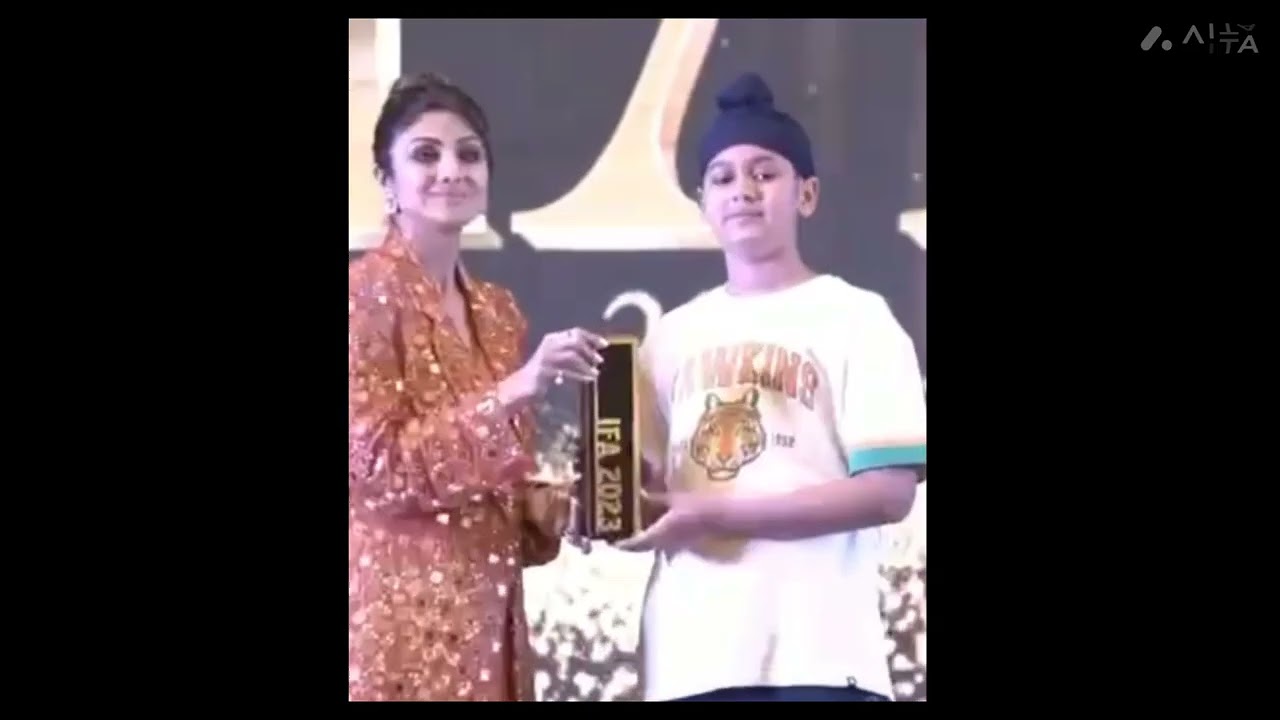 MEETING SHIPLA SHETTY KUNDRA AT INTERNATIONAL FAME AWARDS!  (ACTRESS) YOUNGEST INFUENCER AWARD!!!!!!
