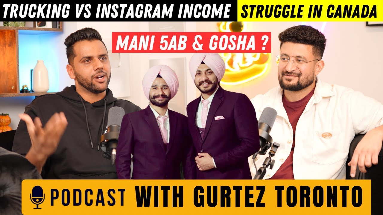 Gurtez Toronto ਦਾ ਕਿੰਨੀ ਵਾਰ ਹੋਇਆ Visa Reject | Punjabi Vlogger Podcast