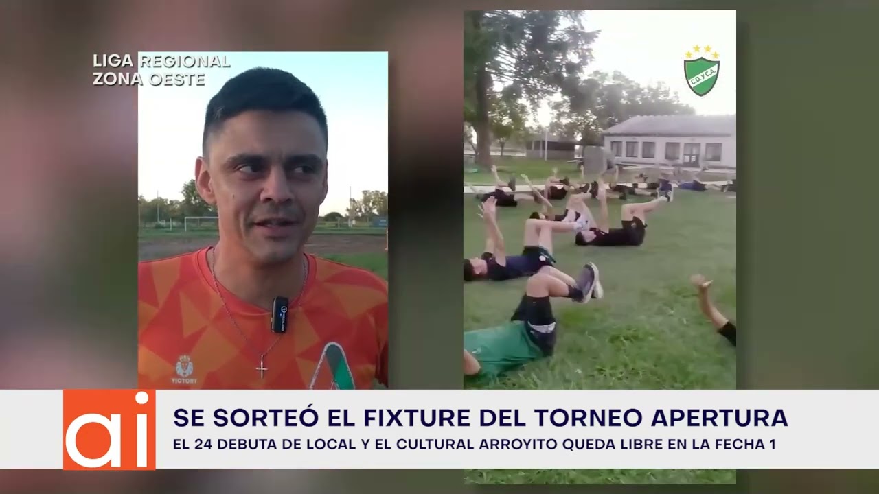 Liga Regional de F&uacute;tbol: Fixture del Torneo Apertura 2026 de la Zona Oeste