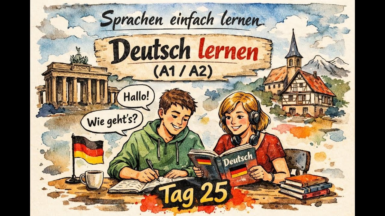 Tag 25 | Deutsch lernen A1-A2 