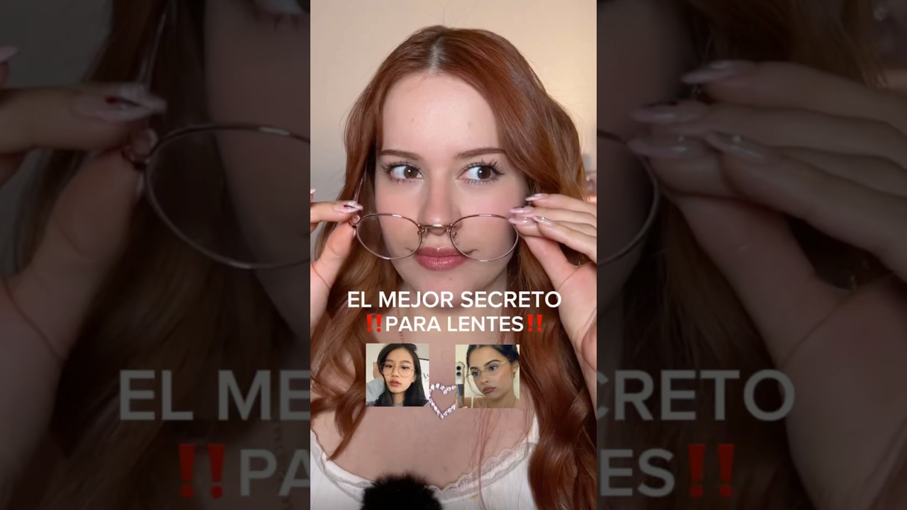 Si usas LENTES ve esto‼️‼️ #maquillaje #lentes #maquillajefacil #maquillajetips #makeup #belleza