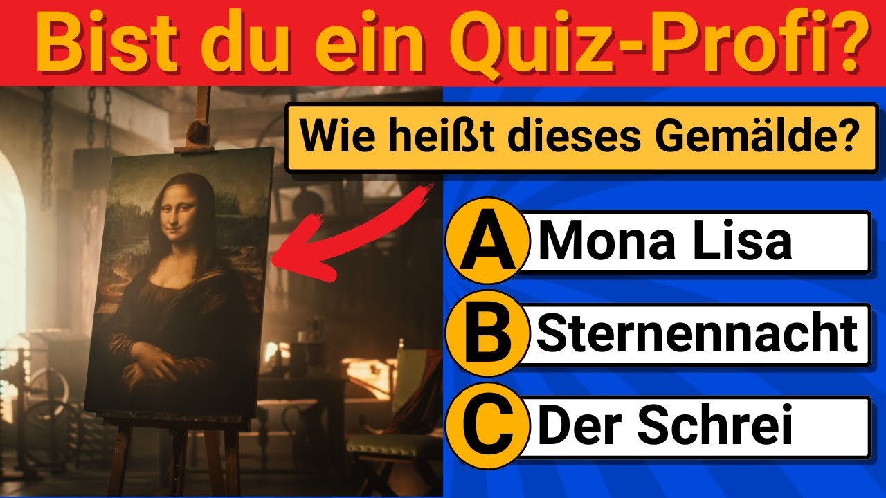 Schaffst du dieses Quiz? 20 Fragen, die nicht jeder lösen kann!