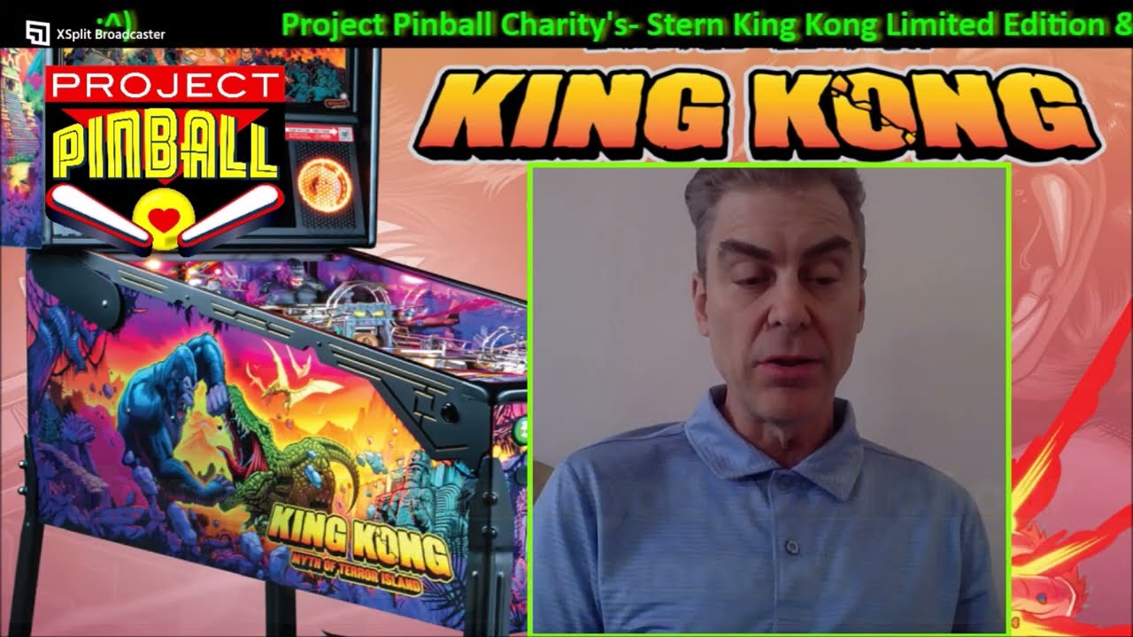 Project Pinball Charity's April 27, 2025- Stern King Kong LE & Pro Pinball Machine Raffle Drawings