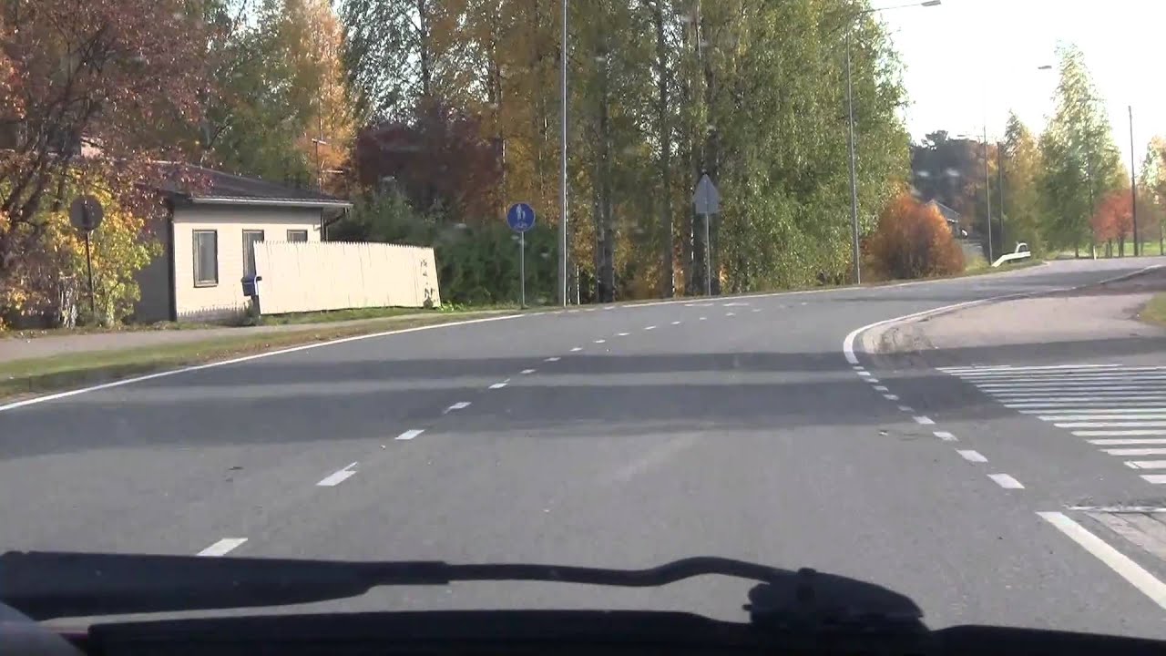 Sightseeingdrive in Maaninka commune, Finland