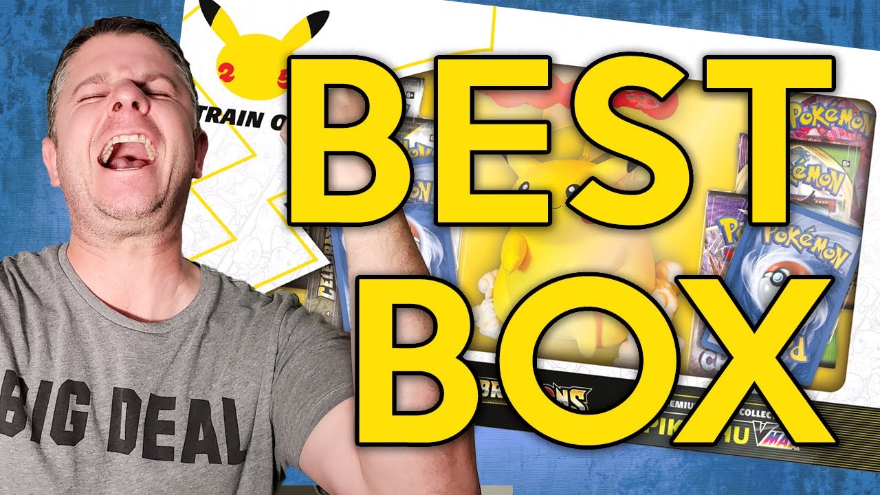 *ALL-TIME BEST BOX?* Celebrations Pikachu VMAX Premium Figure Collection Box Opening
