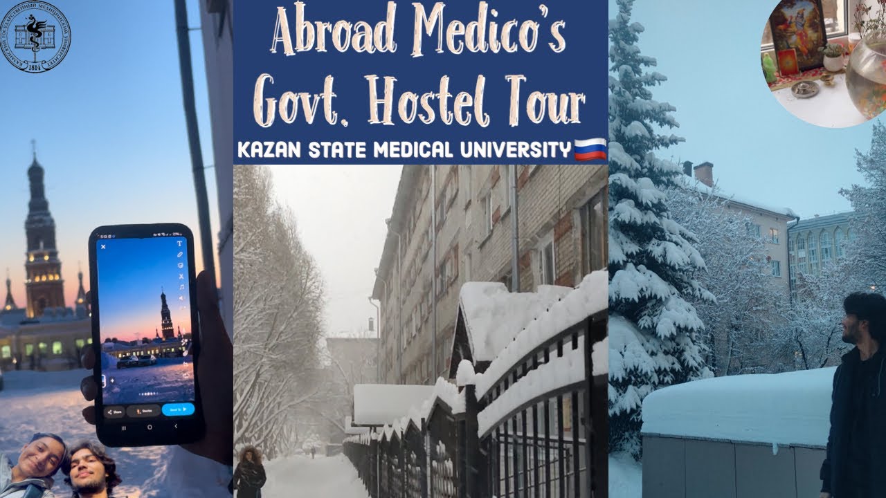 GOVERNMENT HOSTEL TOUR| KAZAN STATE MEDICAL UNIVERSITY| Life as an Abroad Medico 🇷🇺🤝🏻🩺
