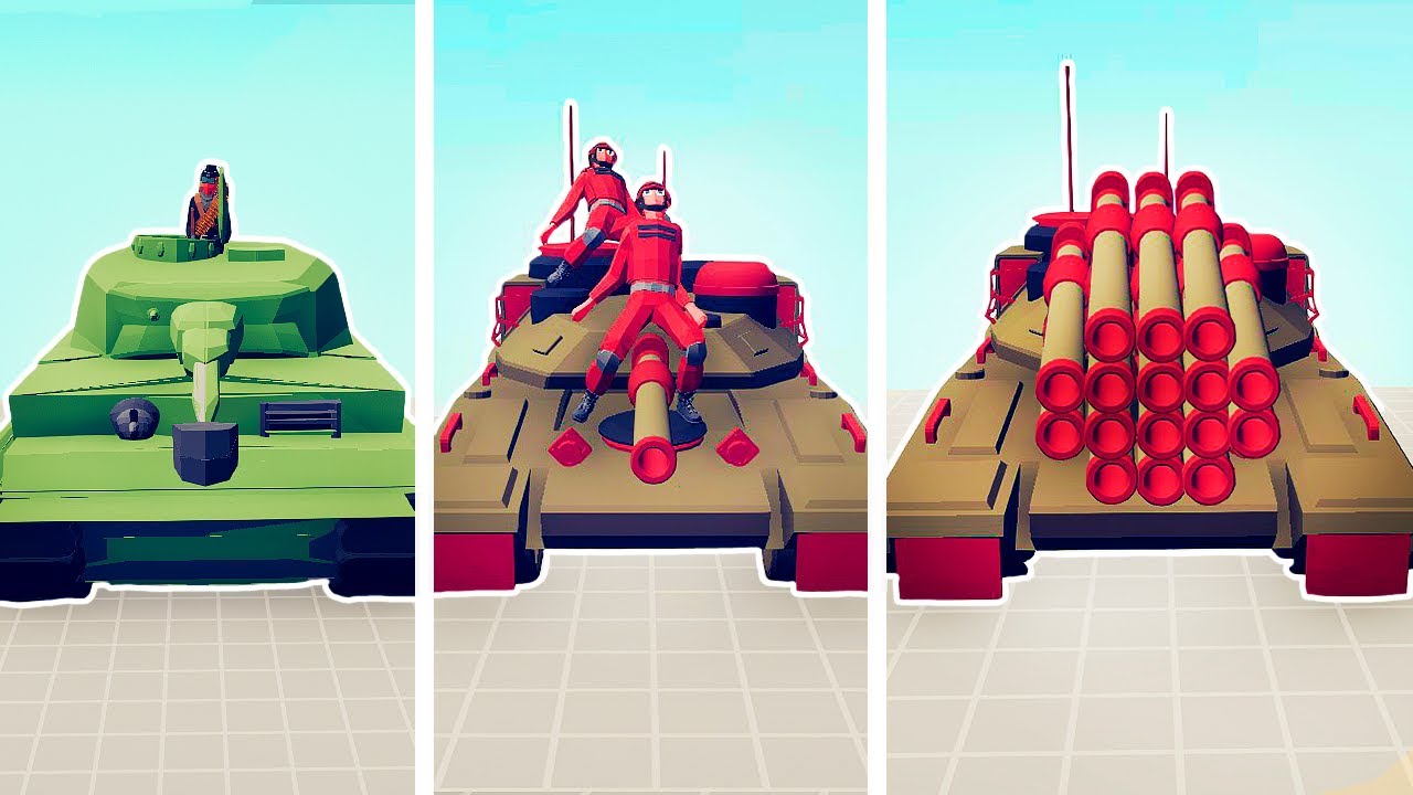 EVOLUTION OF SUPER TANK | TABS Totally Accurate Battle Simulator