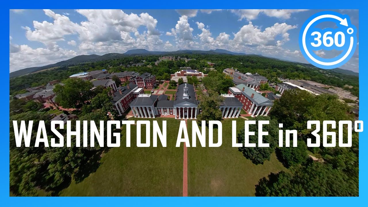 [2020] WASHINGTON AND LEE in 360° (drone/walking/driving campus tour)