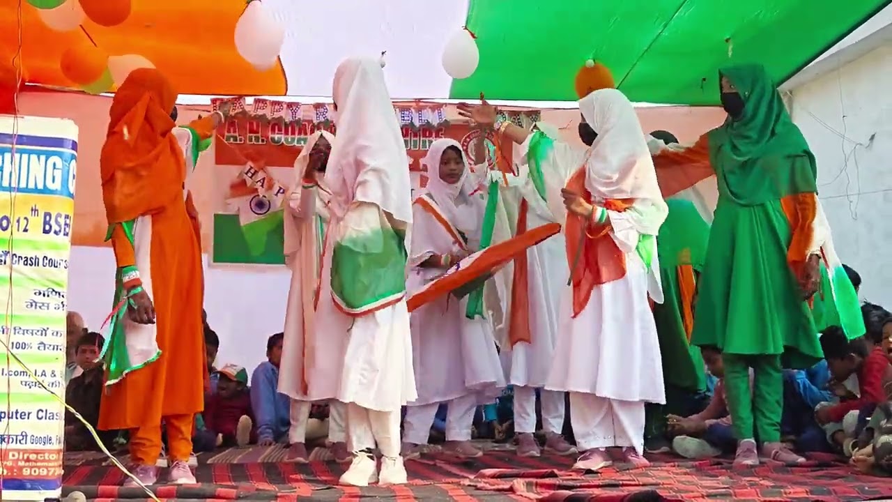 Bahut dilkash bada hi khushnuma nazara h ||😚 Republic day || Annual day performance #viralvideo 