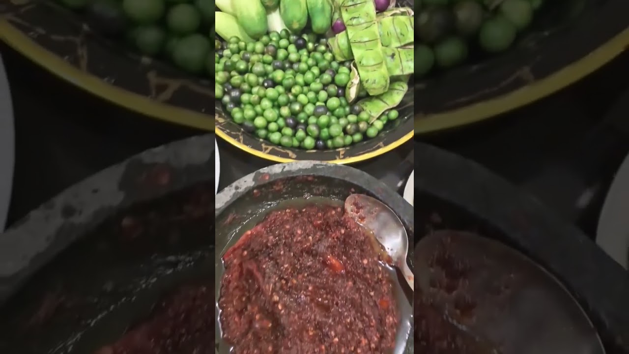 tempe orak arik sambal launca 