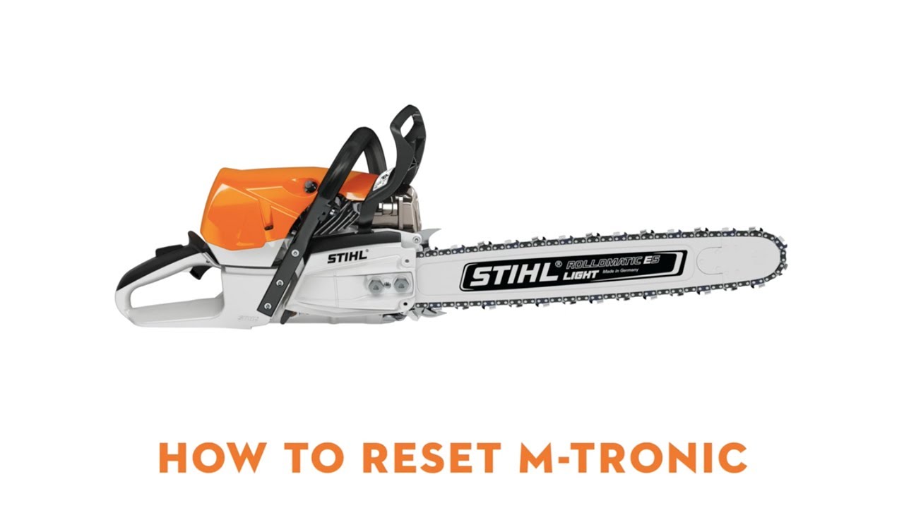 Как сбросить настройки STIHL M-Tronic | Система управления двигателем STIHL M-Tronic | Техническо...
