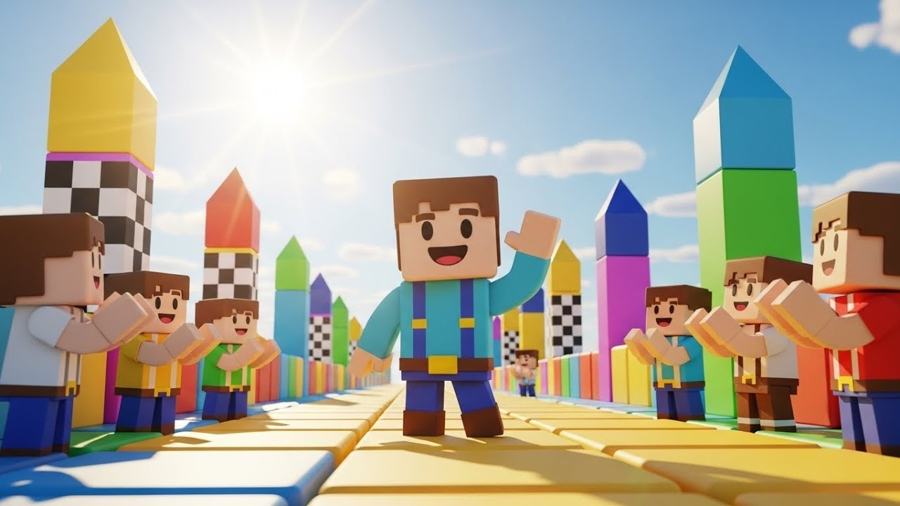 Roblox Tiny Builder Lost His Blocks | Kids Songs & Nursery Rhymes