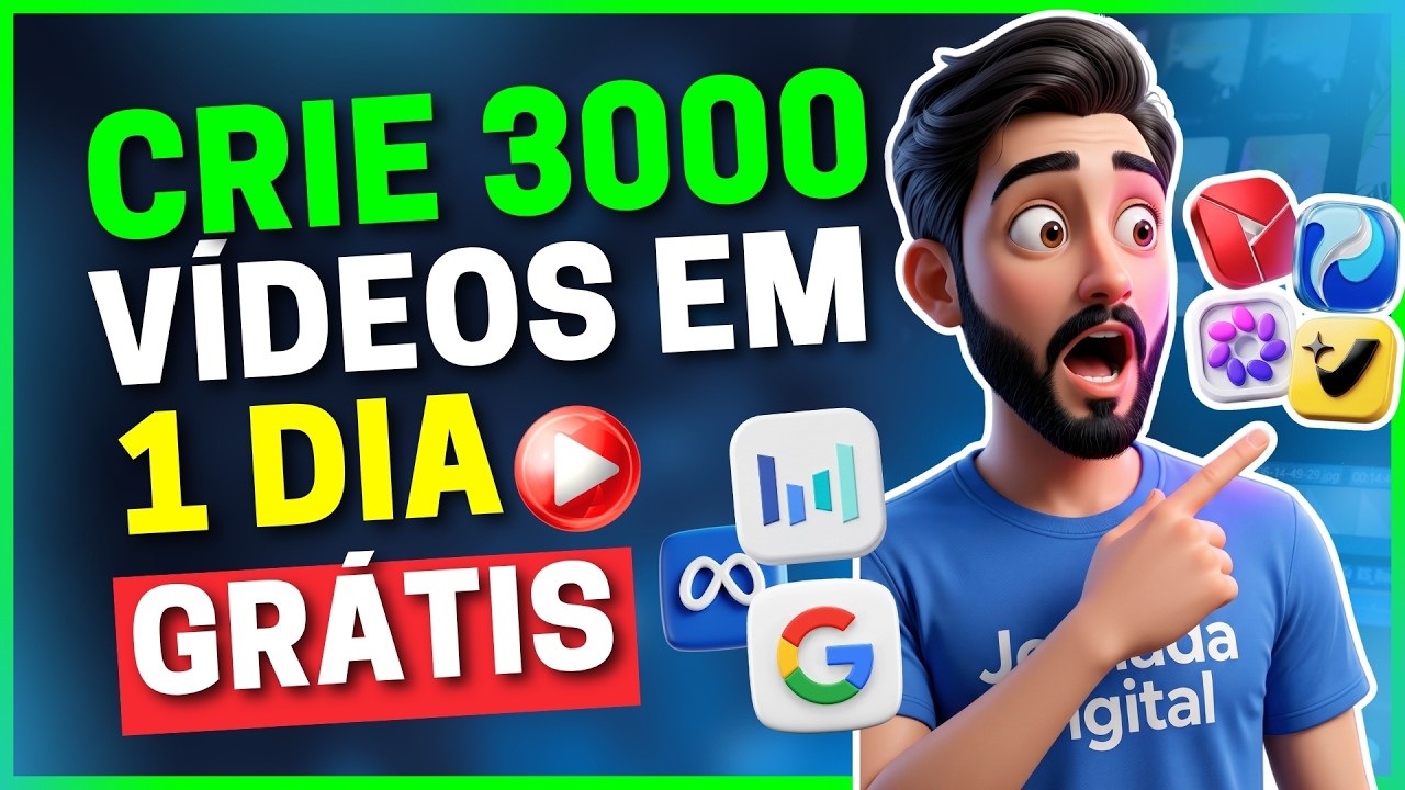 N&Atilde;O PAGUE MAIS! Novas IAs Criam V&iacute;deos ILIMITADOS de GRA&Ccedil;A (Sem Cart&atilde;o, Sem Pegadinha)