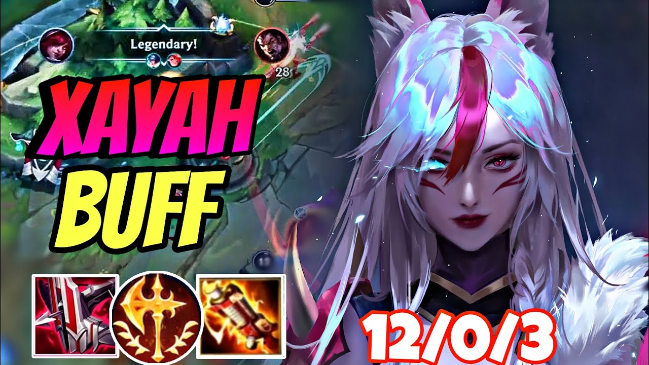 WILD RIFT ADC // XAYAH IS MOST 1V9 CHAMP IN THIS BUFF GAMEPLAY!