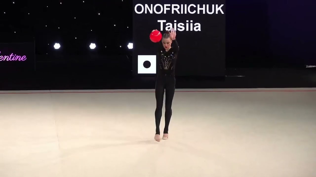 ONOFRIICHUK Taisiia (UKR) BALL 25,85 - Apparatus Final - Miss Valentine 2026