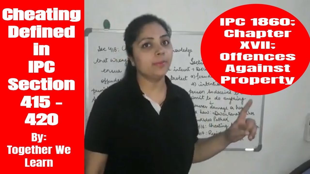 Cheating || IPC Lecture || Section 415 - 420