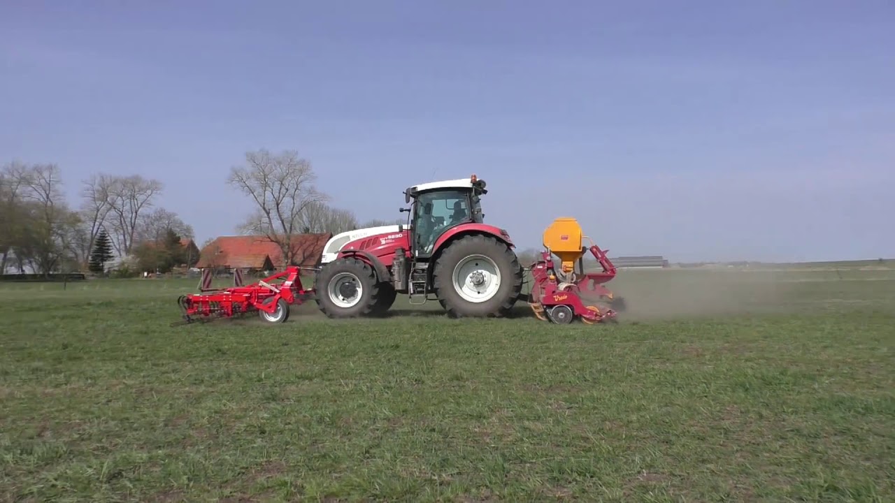 Vredo Grasnachsaat mit Silowalzdienst Kölln 2020