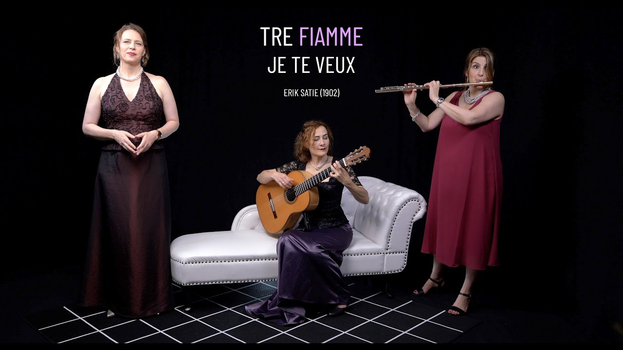Tre Fiamme Je Te Veux Erik Satie - 4k