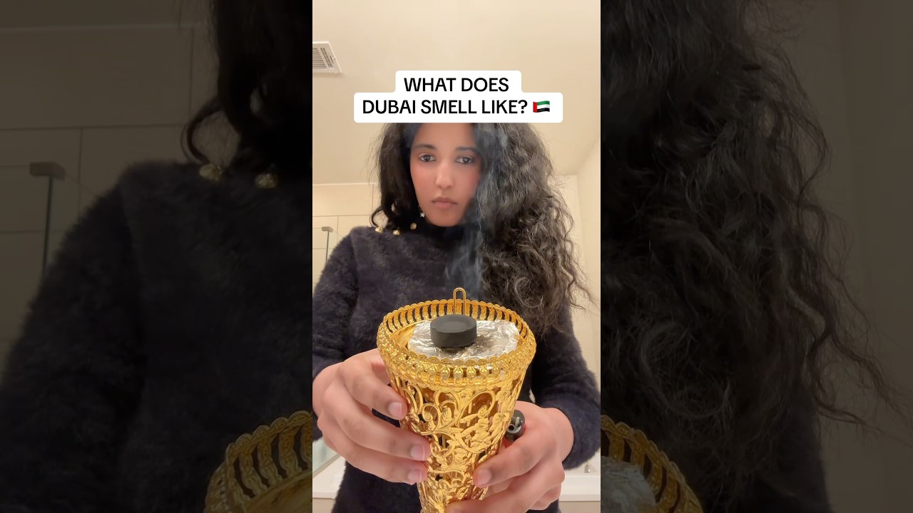 What does Dubai smell like? #dubai #bakhoor #incense