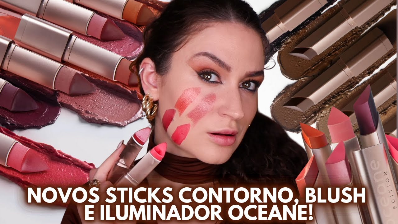 STICKS OCEANE CONTORNO, BLUSH E ILUMINADOR RESENHA