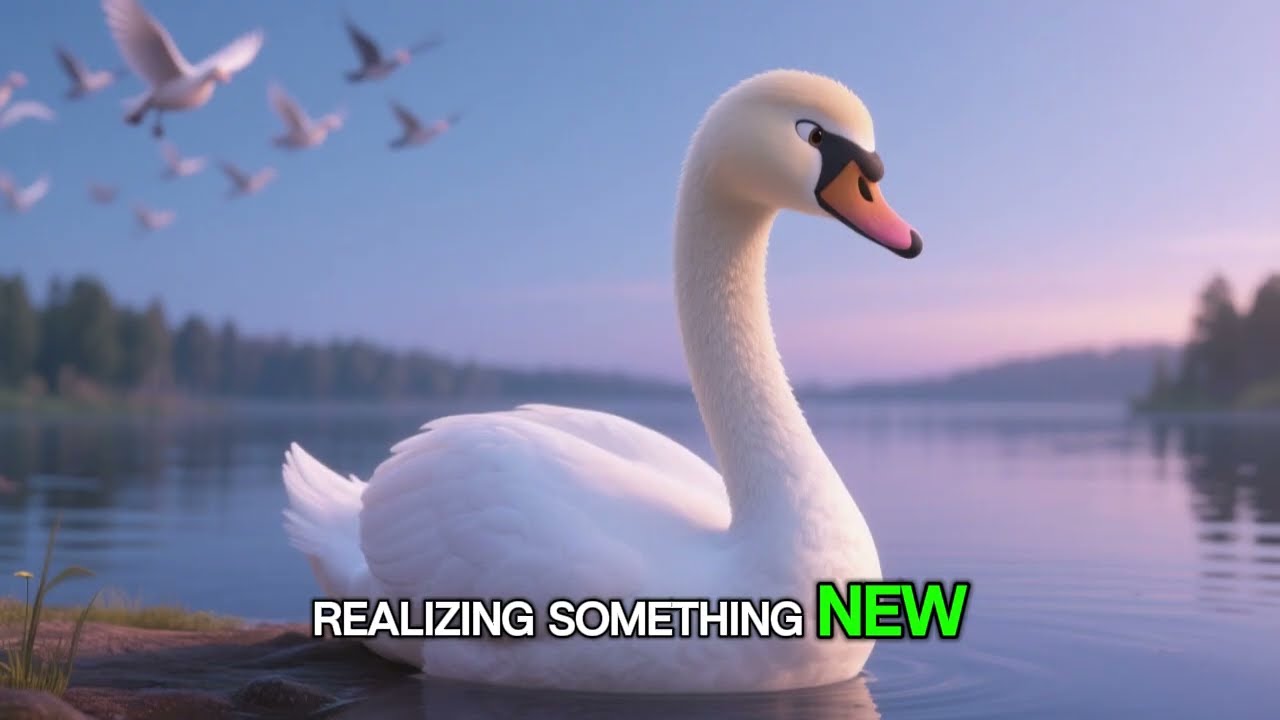 A Swan Flew Alone.