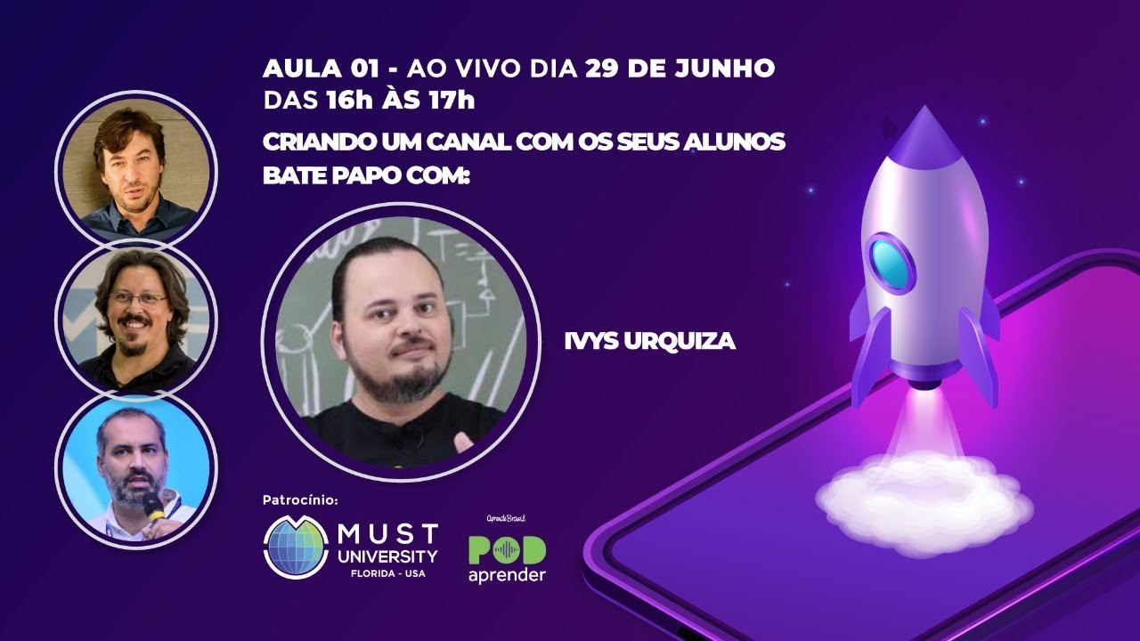 Aula 01 | Curso Expert em Ensino Remoto 3 | Criando um canal com os seus alunos! Com Ivys Urquiza
