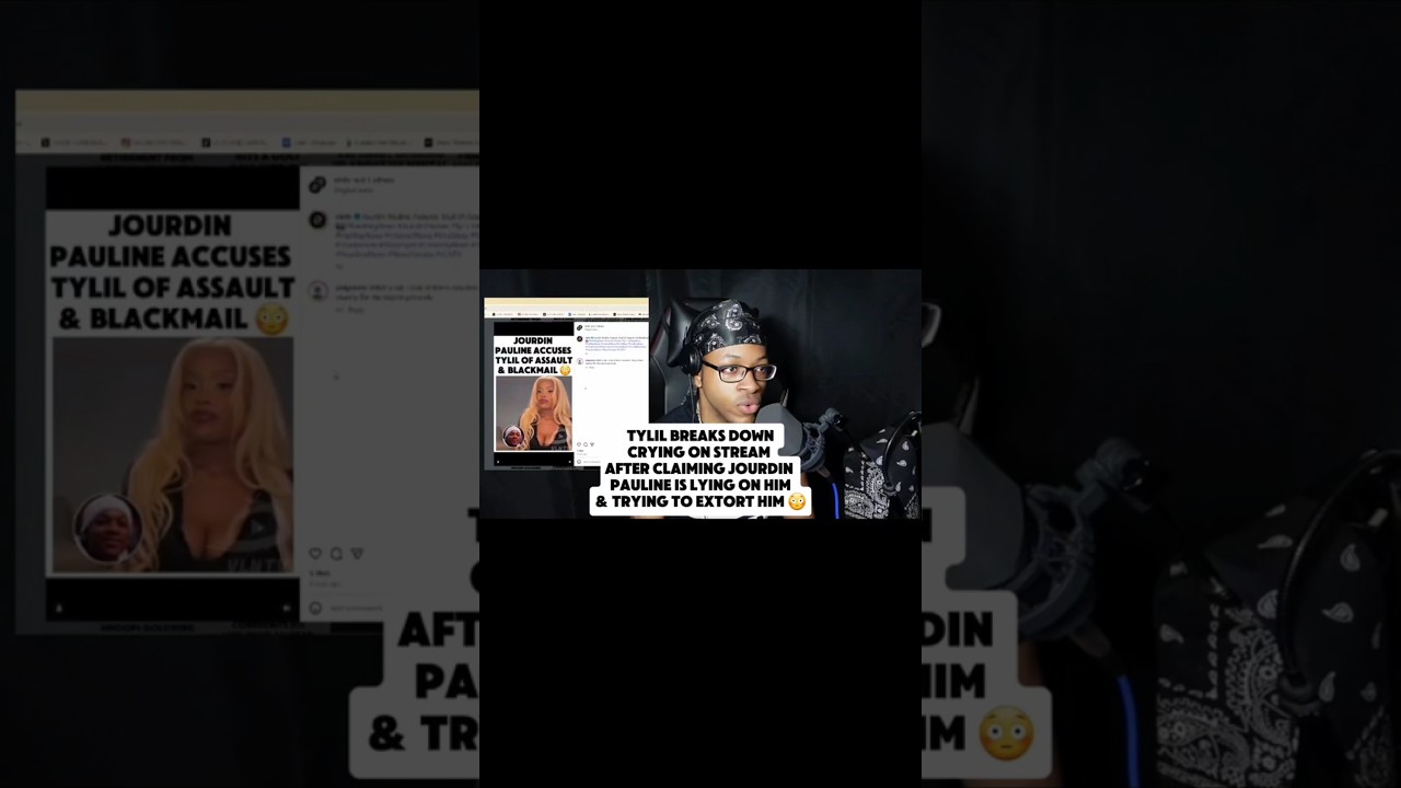 Tylil Breaks Down Crying On Stream claiming Jourdin Pauline Is Lying On Him 😳 