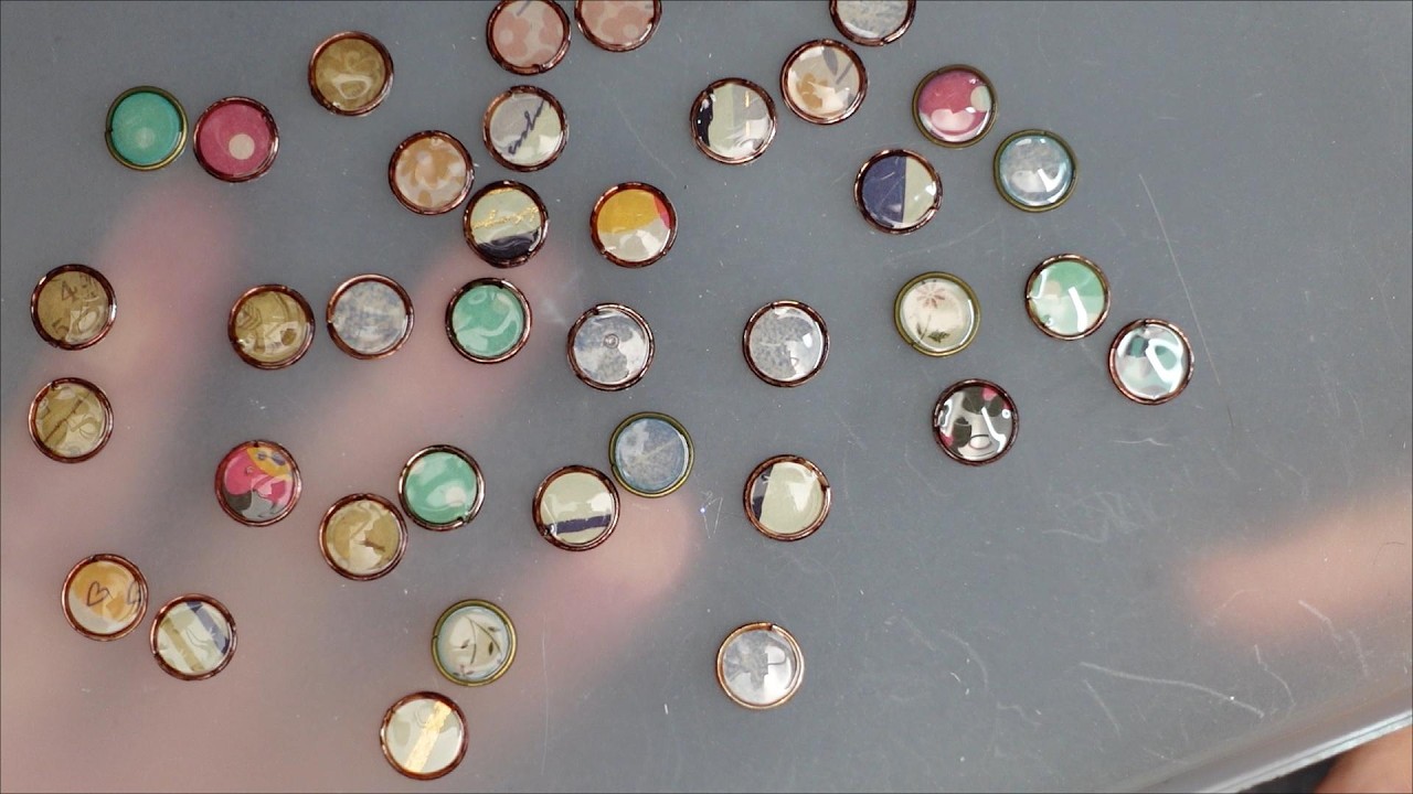 Самодельные очень простые эмалевые точки