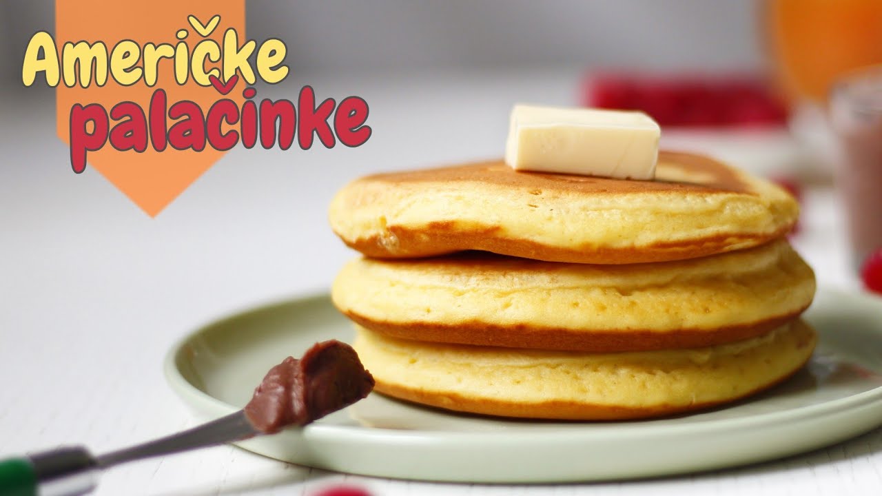 Najbolji recept za AMERIČKE PALAČINKE - vazdušaste, mekane i puteraste