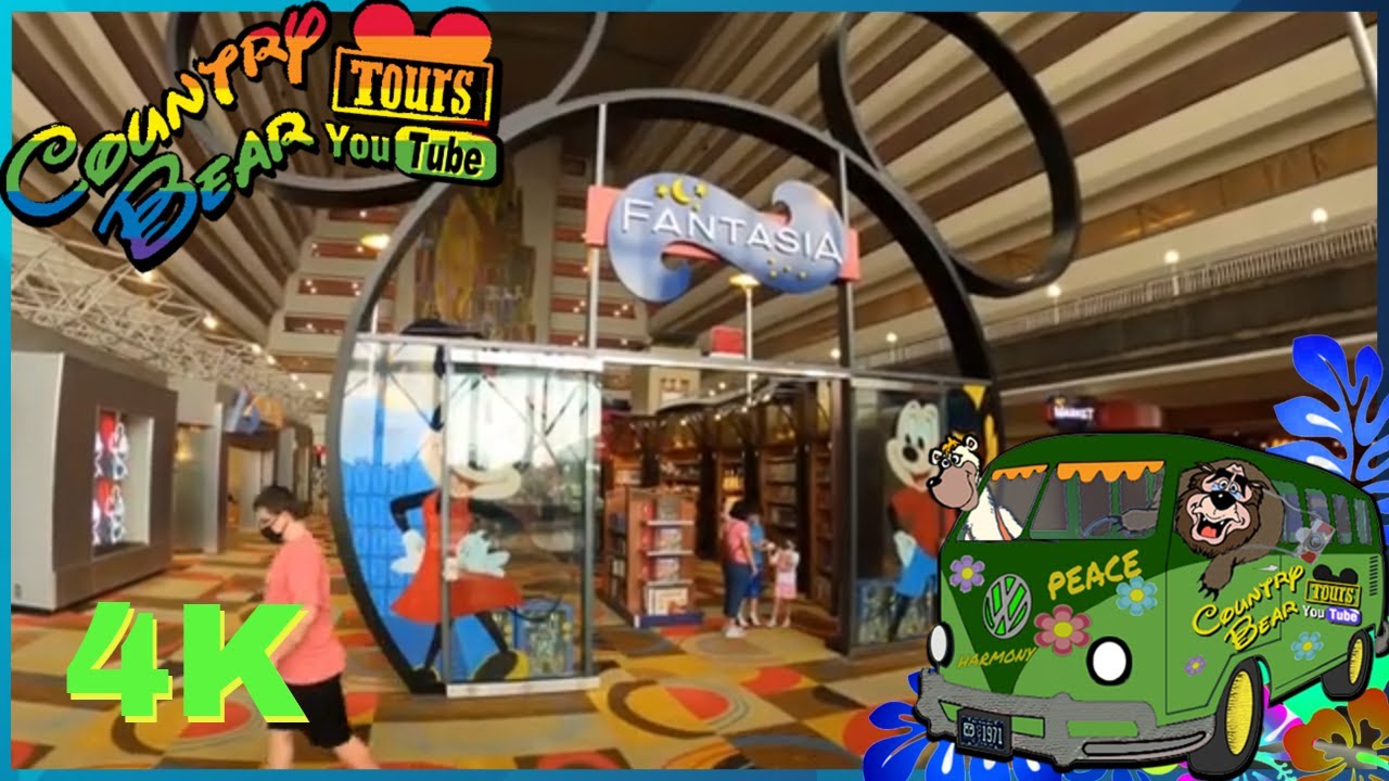 Fantasia Shop and Fantasia Market at Disney's Contemporary Resort Walt Disney World 4K