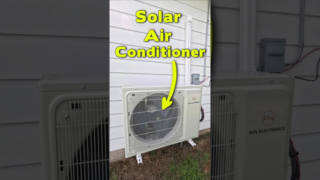 EG4 Solar Hybrid Mini Split Air Conditioner #makingstuff #shorts #signaturesolar