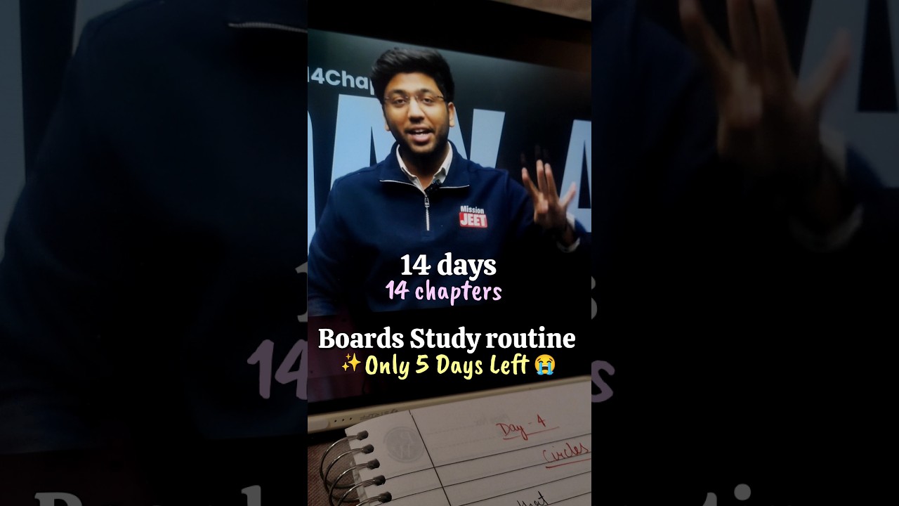 Boards Study Routine ✨ CBSE 10th grader 📑| #shorts #boardexams #viral