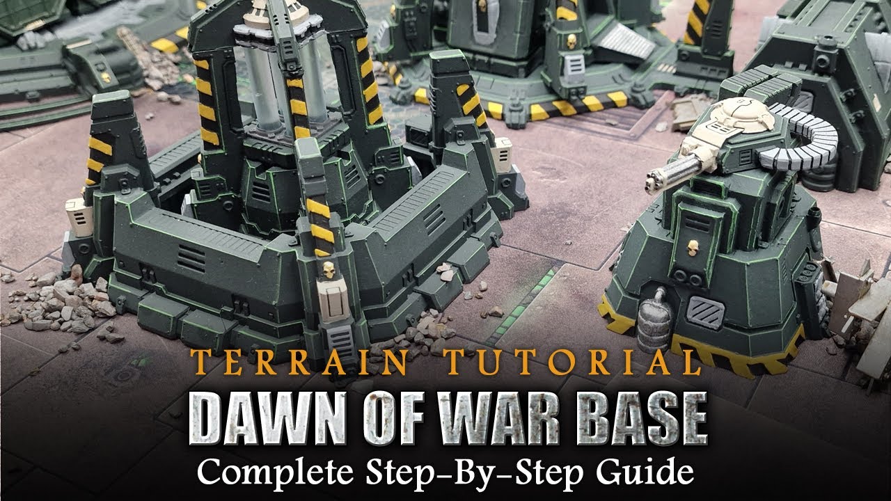 Warhammer Worlds 'DAWN OF WAR BASE' | 40K Battlefield Creation Tutorial