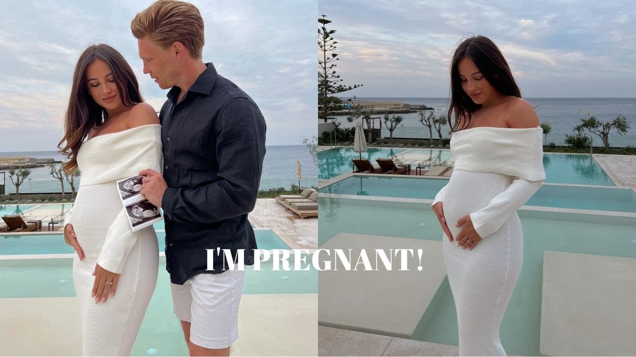 IM PREGNANT! |My TTC journey, husband & family reactions + first trimester Q&A and first baby haul!!