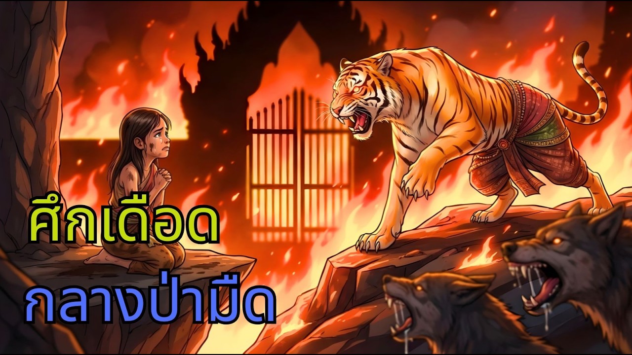 เรื่องราวของเสือตัวเมียที่ปกป้องเด็กหญิงกำพร้าจากฝูงหมาป่าดุร้าย| นิทาน, นิทานพื้นบ้าน, ตำนานI