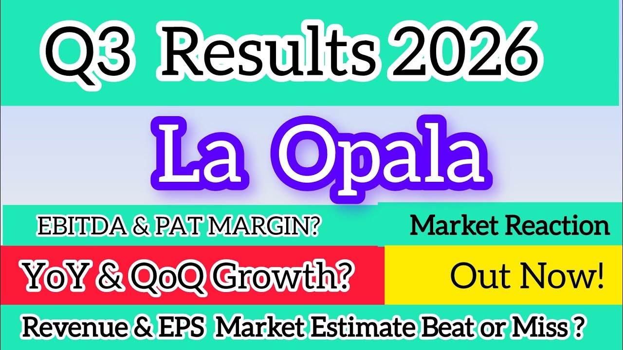 La Opala Q3 Results 2026 | La Opals Share News | La Opala Share Latest News Today | La Opala Share 